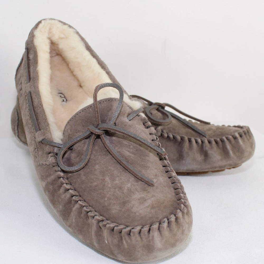 UGG Dakota Brown Leather Slippers Sz US 10